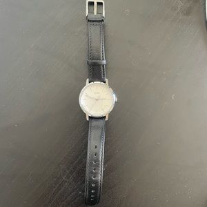 Fossil Women Neely Stainless Steel and Leather Casual Quartz Watch
